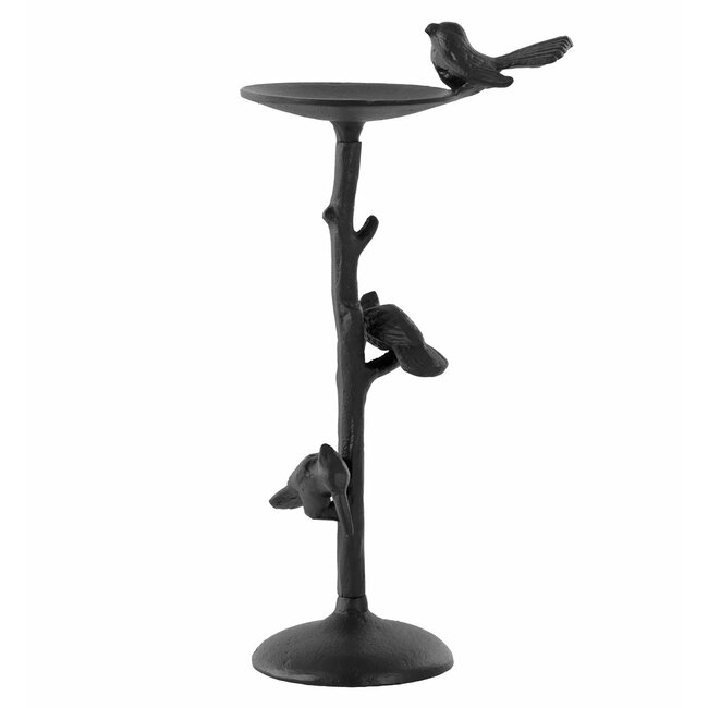 Light en Living Kandelaar BIRD mat zwart 17,5x11,5x34,5 cm