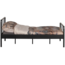 Woood Mees Bed Twijfelaar Metaal Zwart 120x200cm