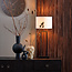 Light en Living Lampenkap cilinder 30-30-21 cm LIVIGNO eiwit