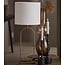 Light en Living Lampenkap cilinder 35-35-30 cm LIVIGNO eiwit