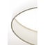 Light en Living Lampenkap ovaal recht smal 58-24-32 cm LIVIGNO eiwit