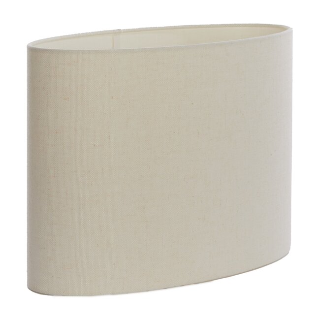 Light en Living Lampenkap ovaal recht smal 58-24-32 cm LIVIGNO eiwit