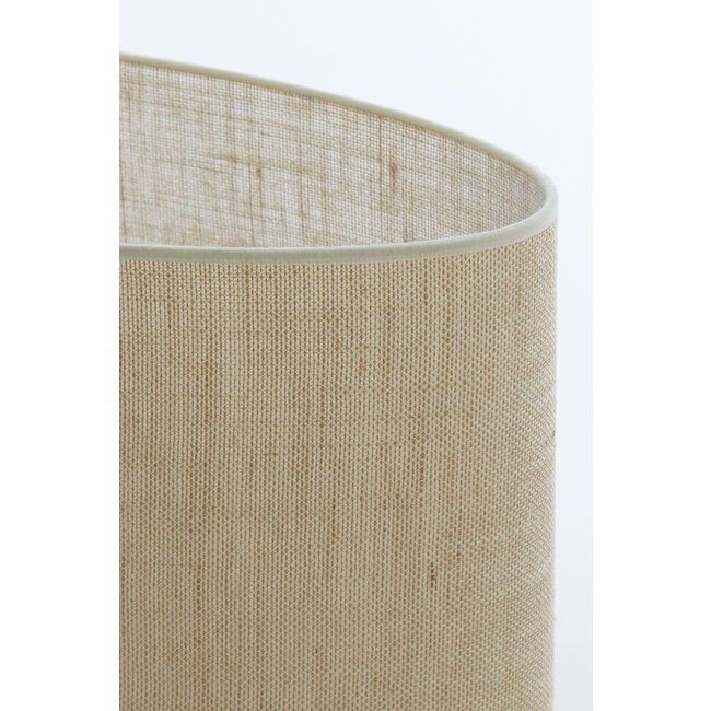 Light en Living Kap ovaal recht smal 58-24-32 cm SENDAI zand