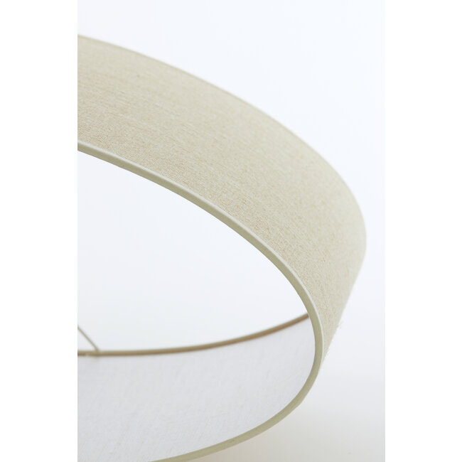 Light en Living Kap ovaal recht smal 58-24-32 cm SENDAI zand