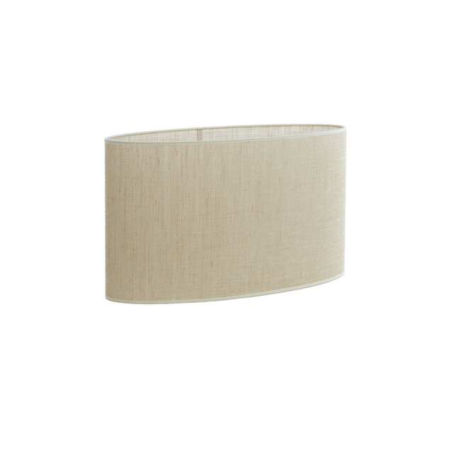 Light en Living Kap ovaal recht smal 58-24-32 cm SENDAI zand