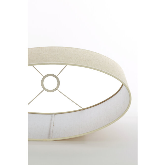 Light en Living Kap ovaal recht smal 58-24-32 cm SENDAI zand