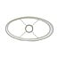 Light en Living Kap ovaal recht smal 45-21-32 cm SENDAI zand