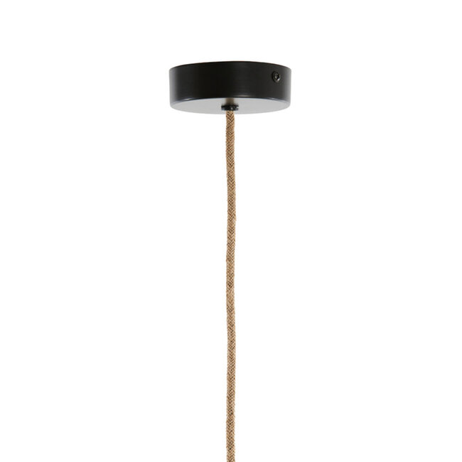 Light en Living Hanglamp Ø50x50 cm MAKASSAR zijde  crème