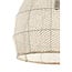 Light en Living Hanglamp Ø50x50 cm MAKASSAR zijde  crème