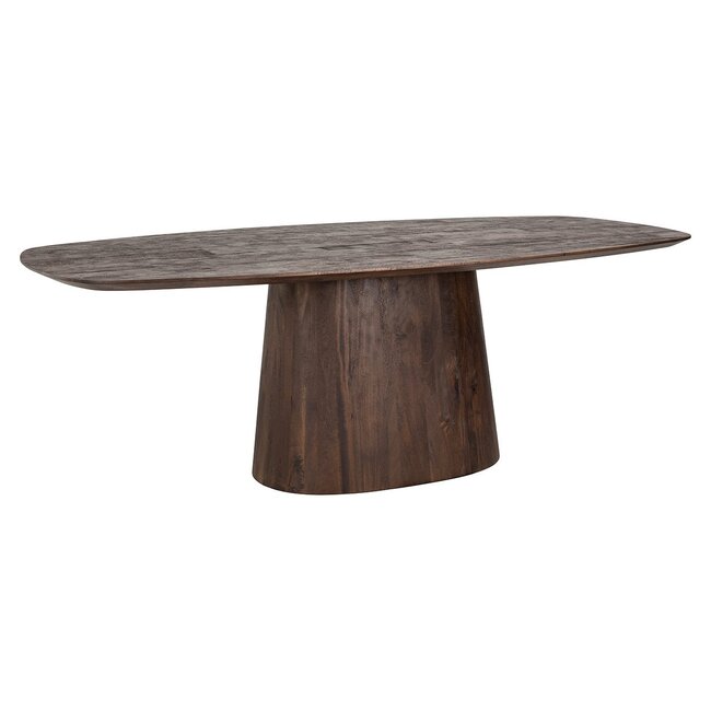 Richmond Interiors  Eettafel Alix Deens ovaal 230 donkerbruin