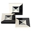 Richmond Interiors  Onderzetter Louel zwart / wit