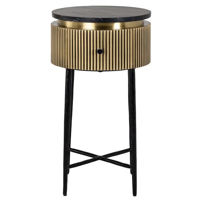 Richmond Interiors  Bijzettafel Ironville goud