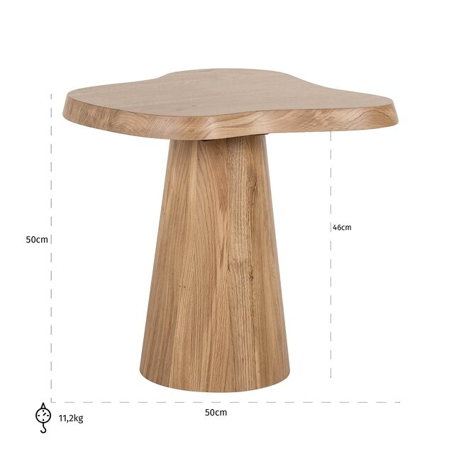 Richmond Interiors  Bijzettafel Riva eiken naturel