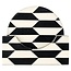 Richmond Interiors  Onderzetters Jula zwart / wit