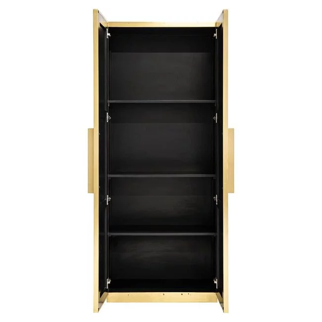 Richmond Interiors  Wandkast Ironville goud - 2 deurs