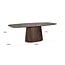 Richmond Interiors  Eettafel Alix Deens ovaal 230 donkerbruin