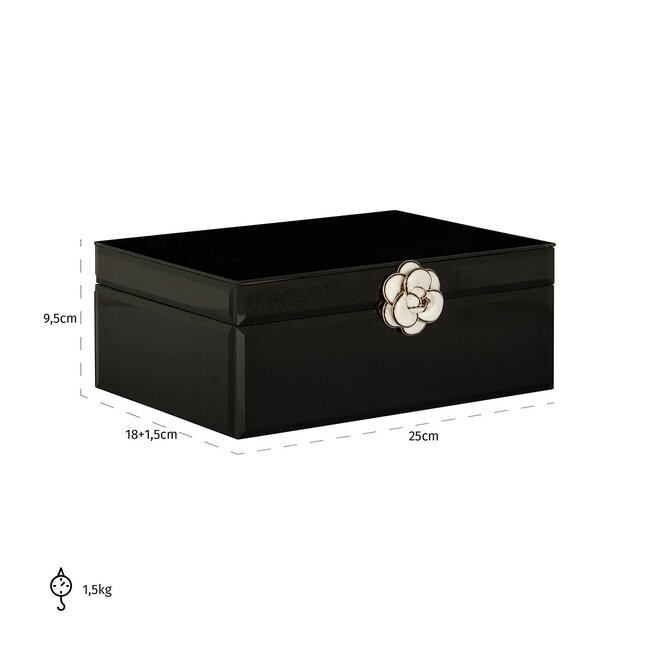 Richmond Interiors  Juwelen box Vivy groot zwart