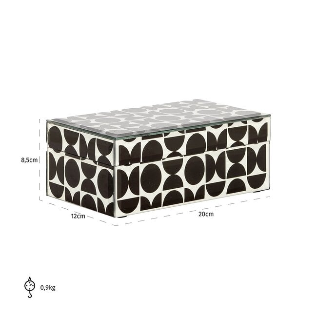 Richmond Interiors  Juwelen box Vivian klein zwart