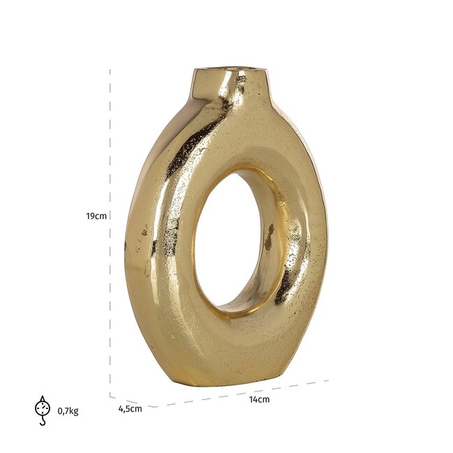 Richmond Interiors  Vaas Caylie klein goud