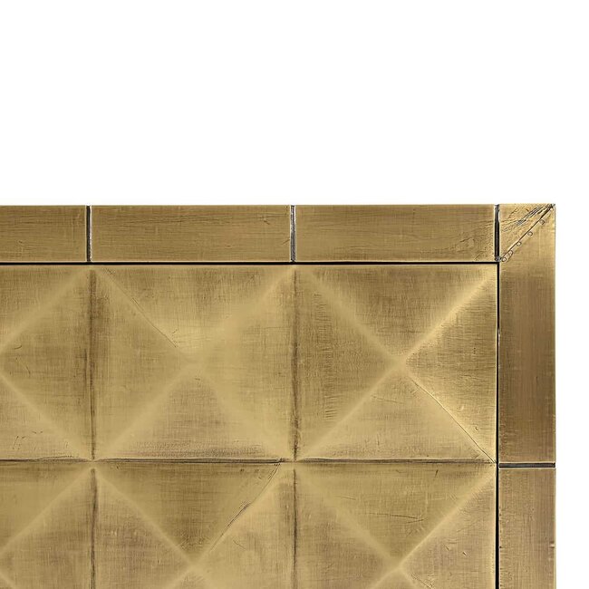Richmond Interiors  TV dressoir Collada 4-doors geborsteld goud