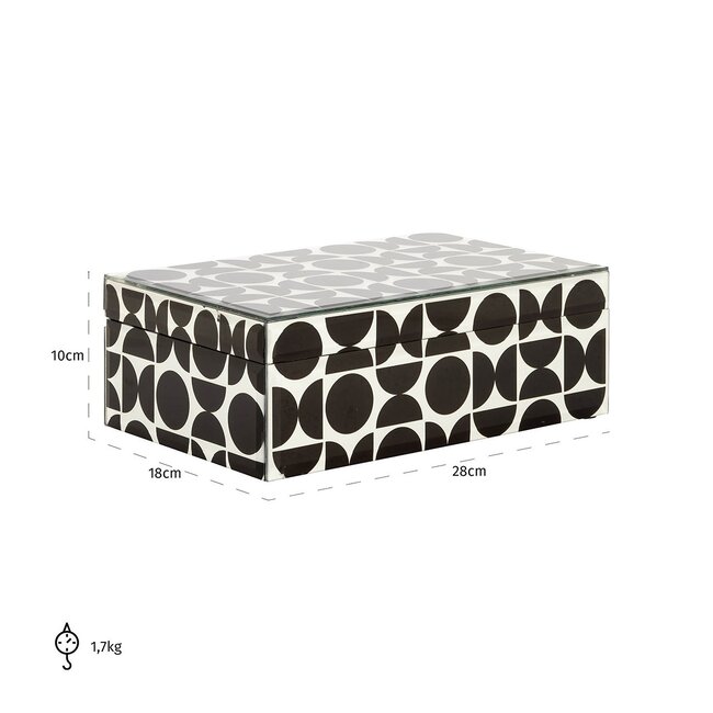 Richmond Interiors  Juwelen box Vivian groot zwart