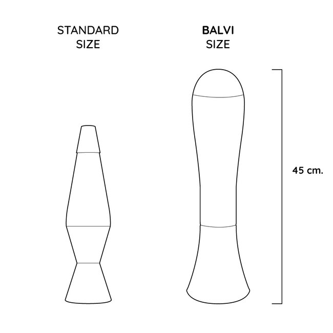 Balvi Lavalamp goud Balvi