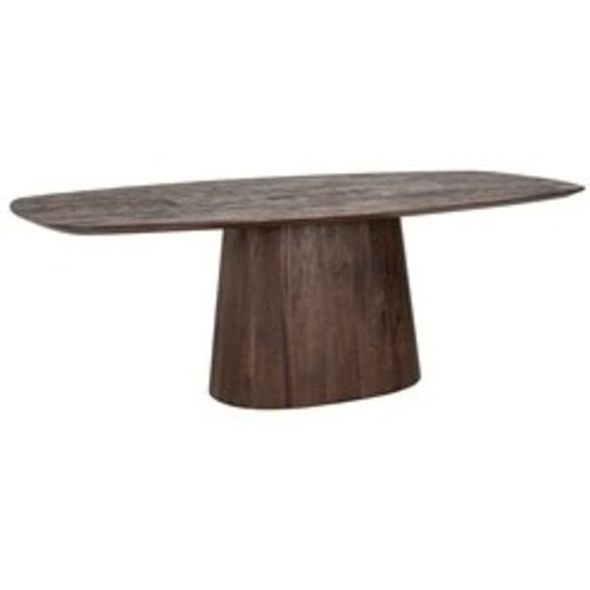 Richmond Interiors  Eettafel Alix Deens ovaal 230 donkerbruin