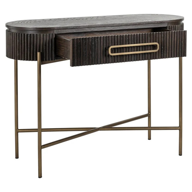 Richmond Interiors  Wandtafel Luxor 1-lade bruin