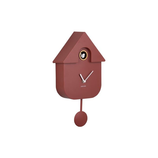 Karlsson Klok Modern Cuckoo - Rood