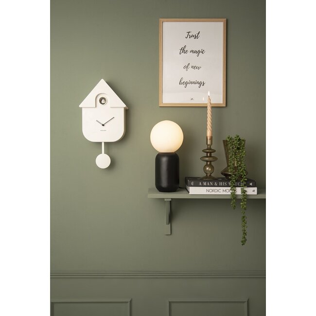 Karlsson Klok Modern Cuckoo - Wit