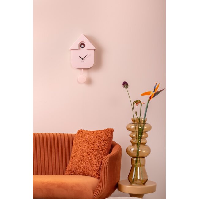 Karlsson Klok Modern Cuckoo - Licht roze