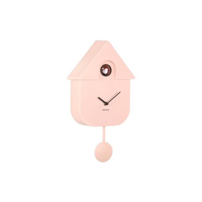 Karlsson Klok Modern Cuckoo - Licht roze