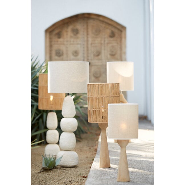 Light en Living Lampvoet Ø9x40 cm FESTINA hout mat naturel