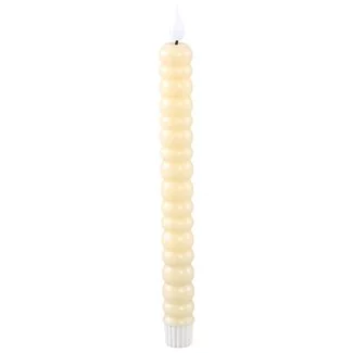 PTMD Dinerkaars LED bulbs beige met beweegbare vlam – 2 stuks