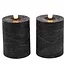 Countryfield Stompkaars Lyon Led Ø 5 cm zwart set van 2