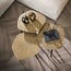 WoonStijl Salontafel set van 3 point metallic brons antiek