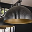 WoonStijl Hanglamp 3L halfronde kap-ribbel