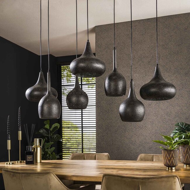WoonStijl Hanglamp 4+3 zip