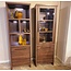 WoonMax Boekenkast Sheffield Dark Almond 1 deur en 4 open vakken showroommodel