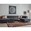 Tower Living Bank Leeds - Chaise longue +  2,5 zits + ottomane Rechts - City 464 Zwart Blauw