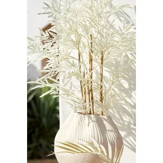 Light en Living Ornament in pot 70x60x120 cm BAMBOO naturel+crème