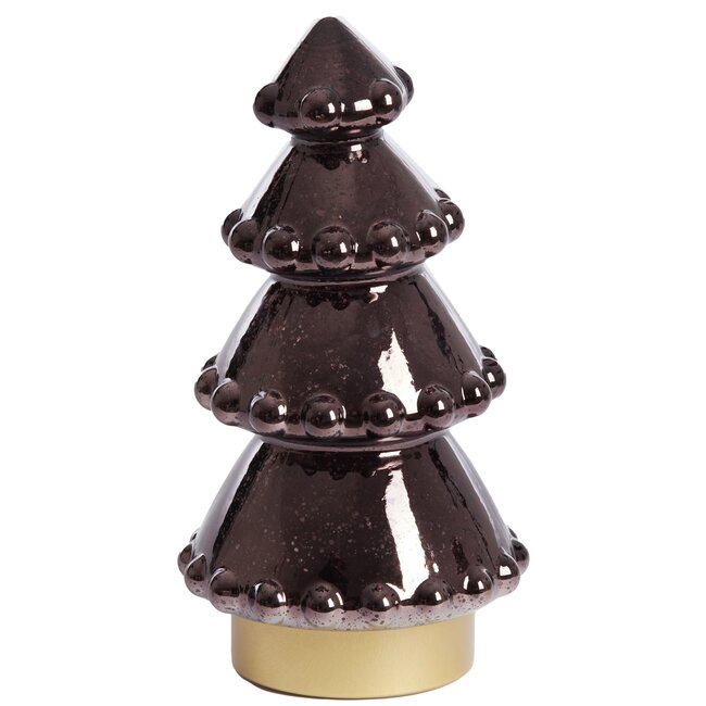 Light en Living Tafellamp LED Ø15x28.5 cm TREE metallic bruin+goud
