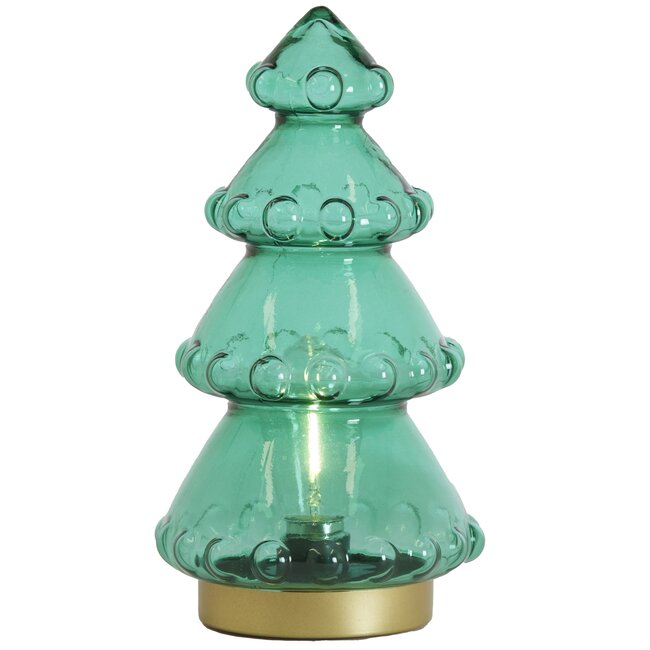 Light en Living Tafellamp LED Ø15x28.5 cm TREE groen-blauw+goud