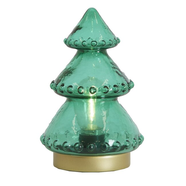 Light en Living Tafellamp LED Ø12x18.5 cm TREE groen-blauw+goud