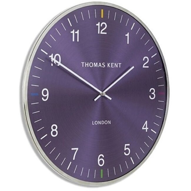 Thomas Kent Thomas Kent Klok Oyster Paars/Zilver Ø 65 cm