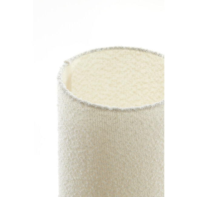 Light en Living Tafellamp Ø20x57,5 cm MICKY bouclé crème