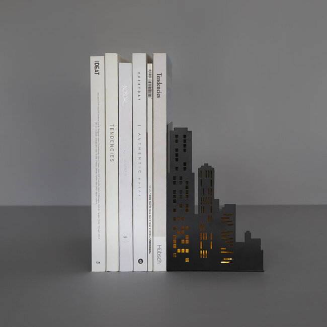 Balvi Boekensteun City Lights zwart
