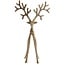 Light en Living Ornament 17x20.5x36 cm REINDEER goud / brons