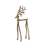 Light en Living Ornament 20.5x13x47 cm REINDEER goud