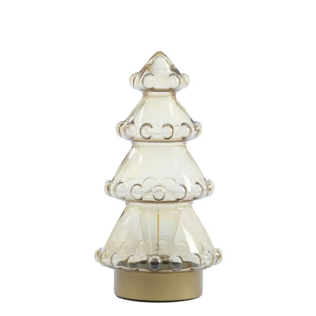 Light en Living Tafellamp LED Ø15x28.5 cm TREE olie geel+goud
